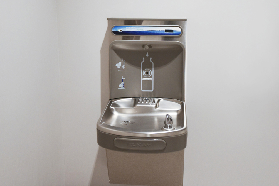 Bottle-filling station