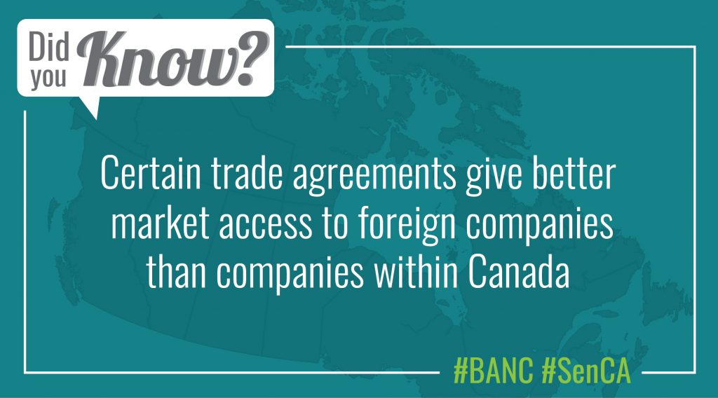 IT's often easier for a business in BC to export to Europe than it is to export to Alberta
