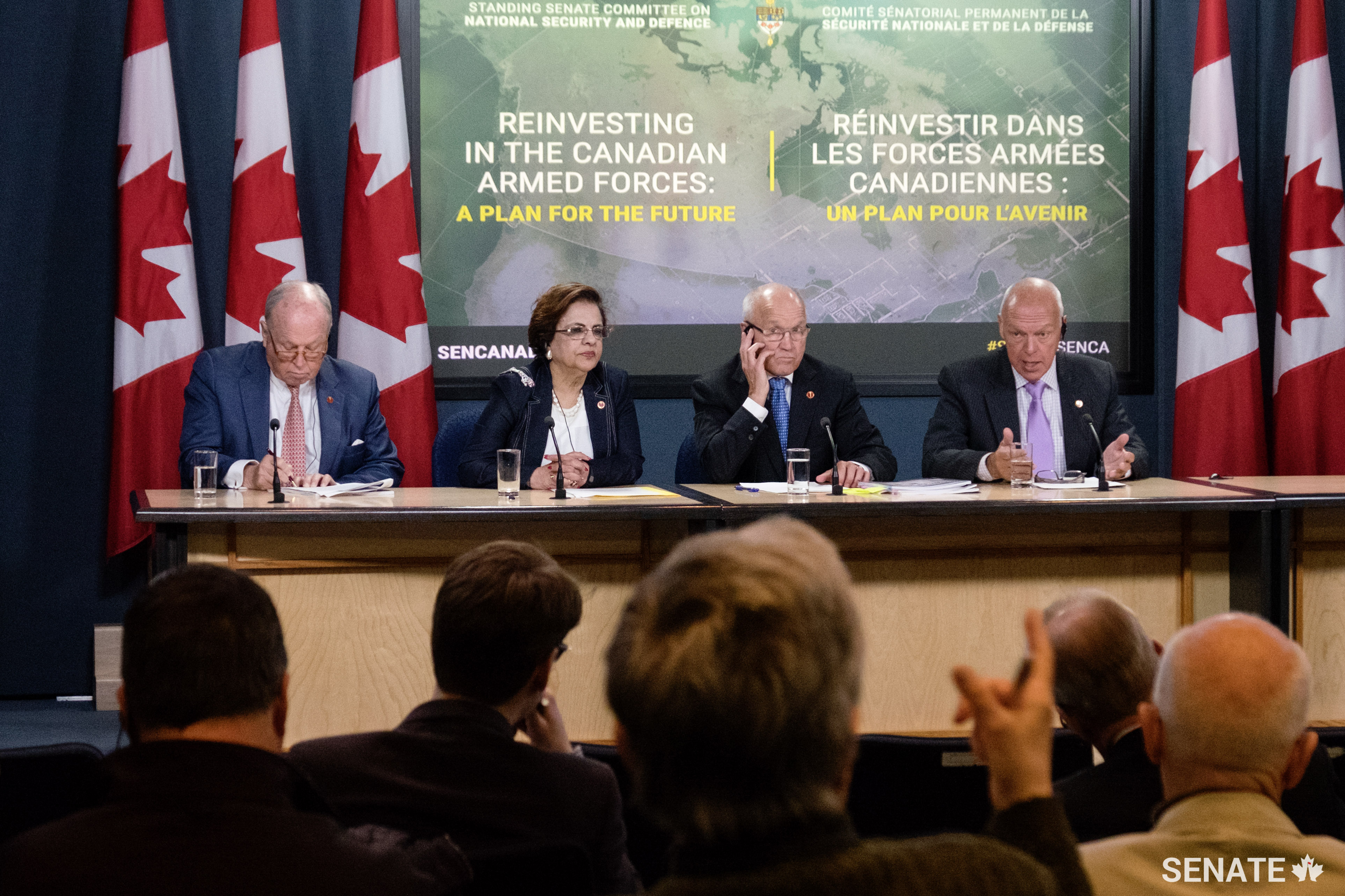 In its report, the committee makes 30 recommendations that aim to guide the federal government in their long-term military planning.