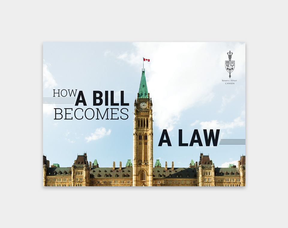 How a Bill Becomes a Law brochure cover