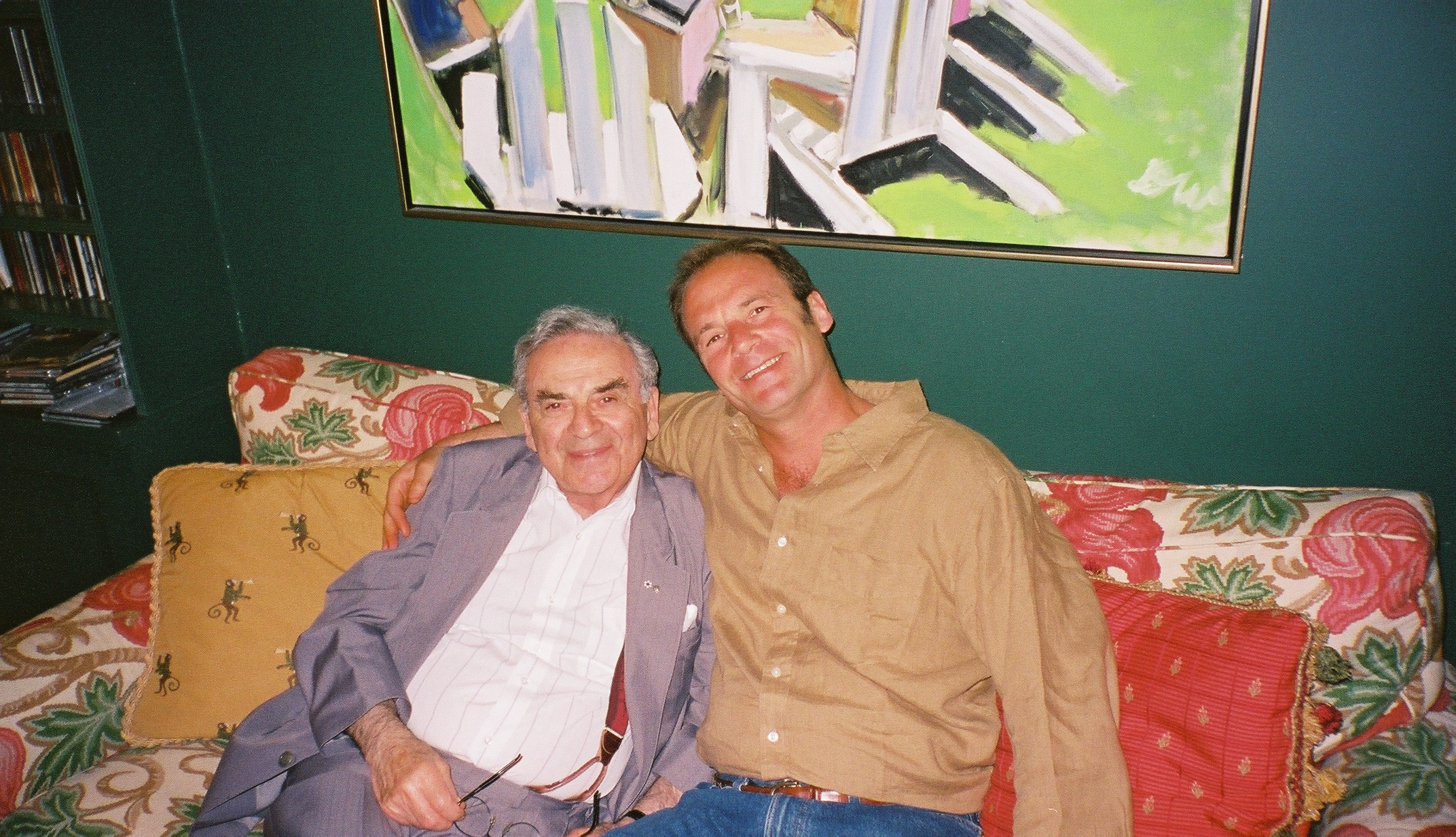 Senator Marc Gold with his late father — the senator’s main source of inspiration in his work.