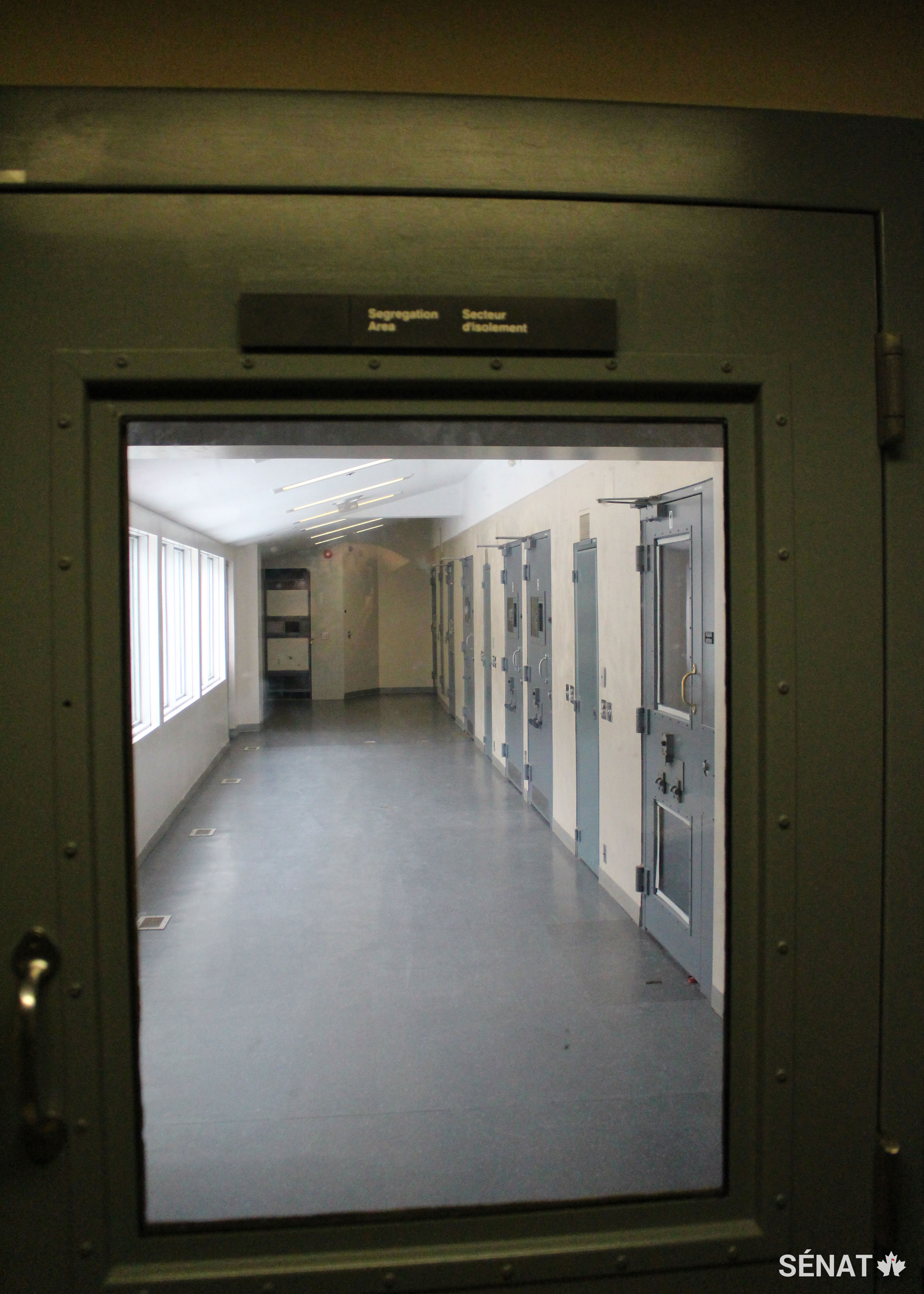 Le secteur d'isolement de la prison pour femmes Grand Valley, où Ashley Smith est décédée en 2007.
