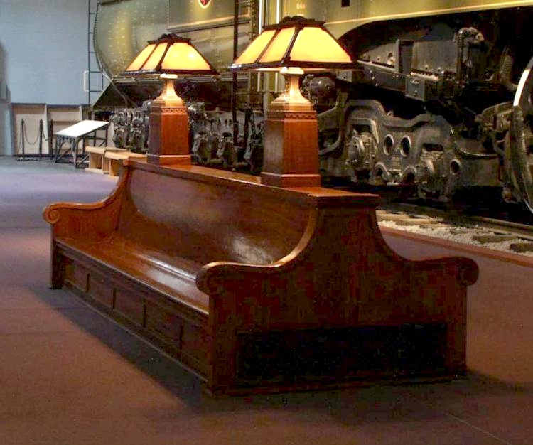 The vintage bench, recently acquired by the Senate, had been part of the Canada Science and Technology Museum’s transportation history exhibit for decades. (Canada Science and Technology Museum)
