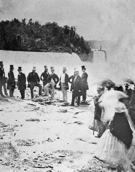 Edward, Prince of Wales, is seen at Niagara Falls, Ont., during his 1860 visit to Canada. The son of Queen Victoria would later become King Edward VII.