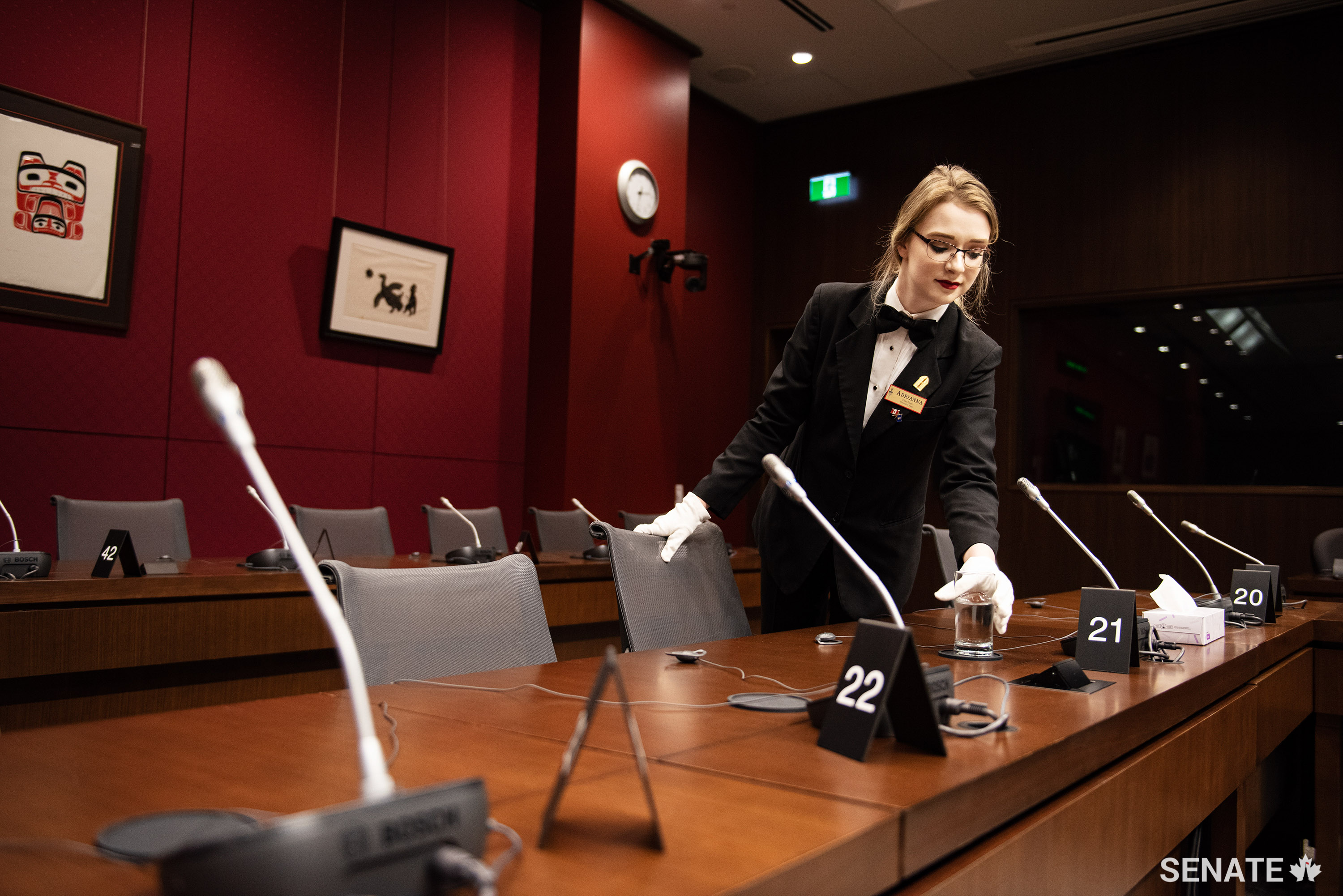 In her first year as a page, Adrianna McAllister, 20, witnessed the installation of Governor General Julie Payette in 2017 inside the Senate Chamber — an experience she will never forget.