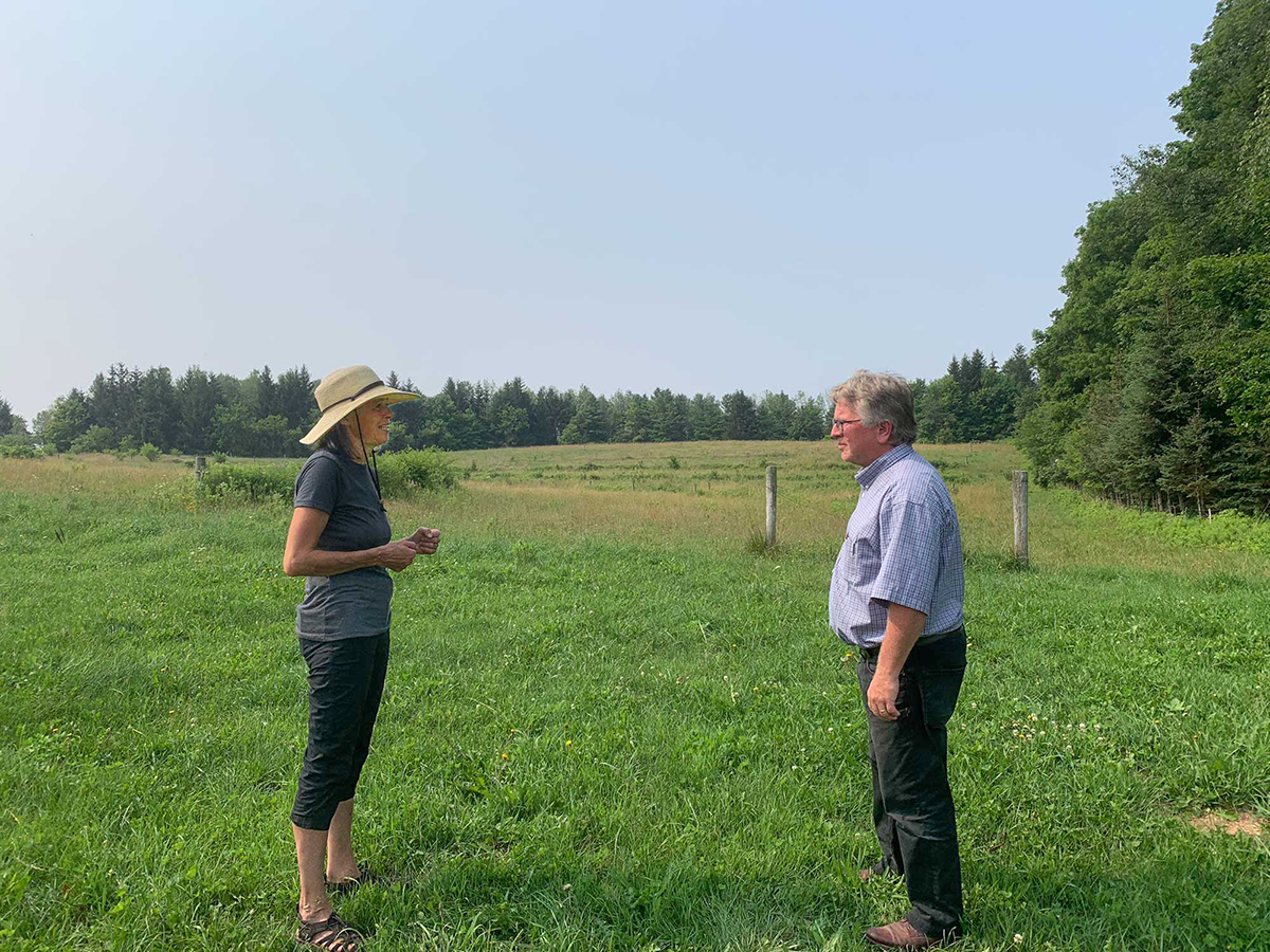 Monday, July 19, 2021 – Senator Robert Black tours Wellington County’s Heartwood Cidery to learn more about their regenerative agriculture initiatives, business and marketing model, and product mix.