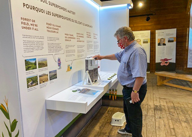 Saturday, July 31, 2021 – Senator Robert Black celebrates Food Day Canada by visiting the “Soil Superheroes” exhibit at the Canada Agriculture and Food Museum in Ottawa, Ontario.