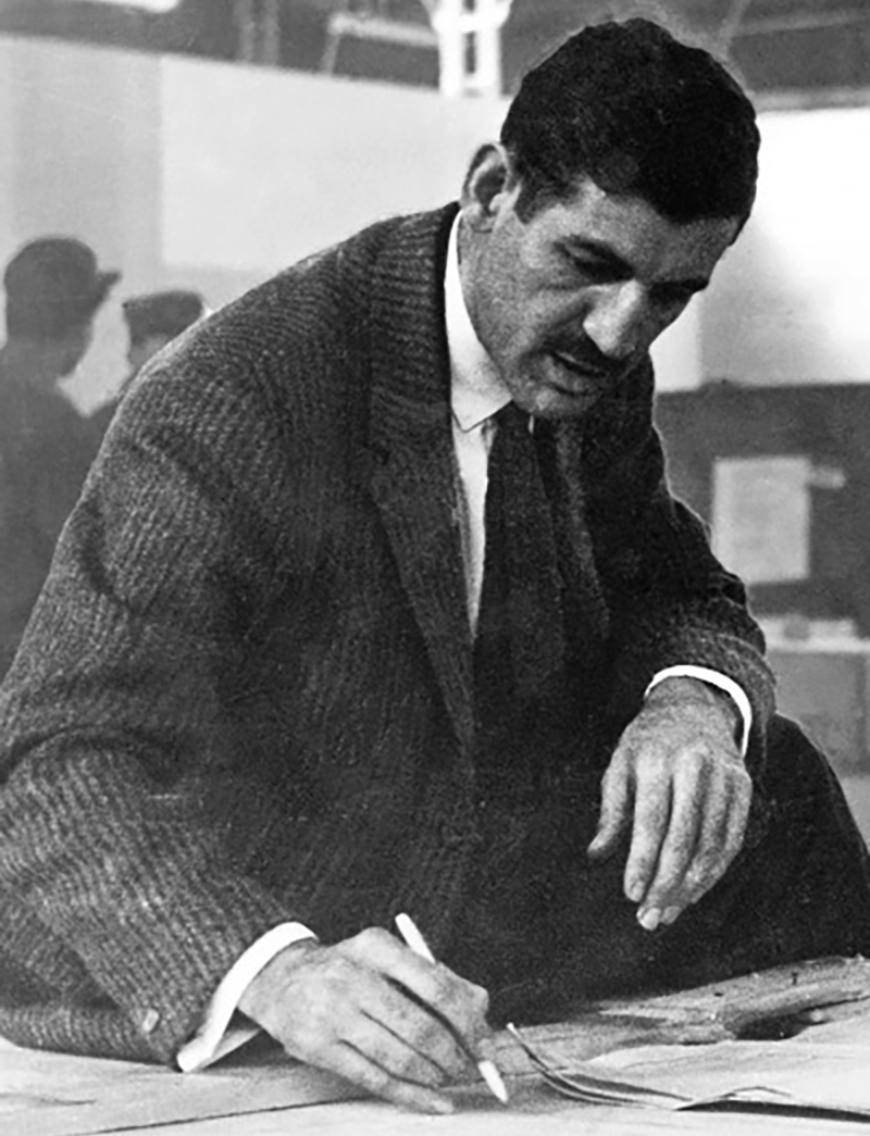 Graphic artist Jacques St-Cyr finalized the design of the Canadian flag. (Photo credit: Government of Canada)