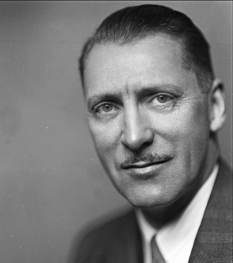 Heraldry expert Alan Beddoe created the prototypes of the Pearson Pennant and George Stanley’s stylized maple leaf. (Photo credit: Library and Archives Canada)